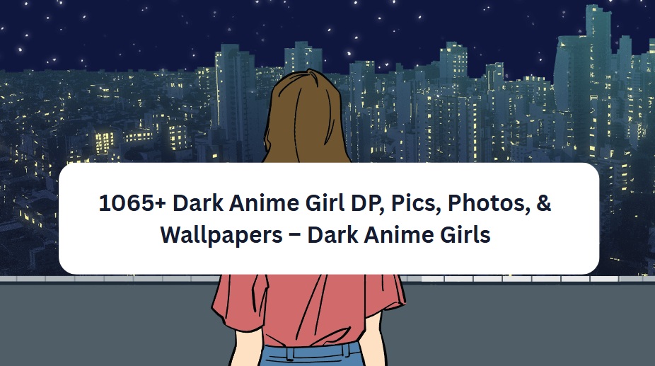 dark anime girl dp